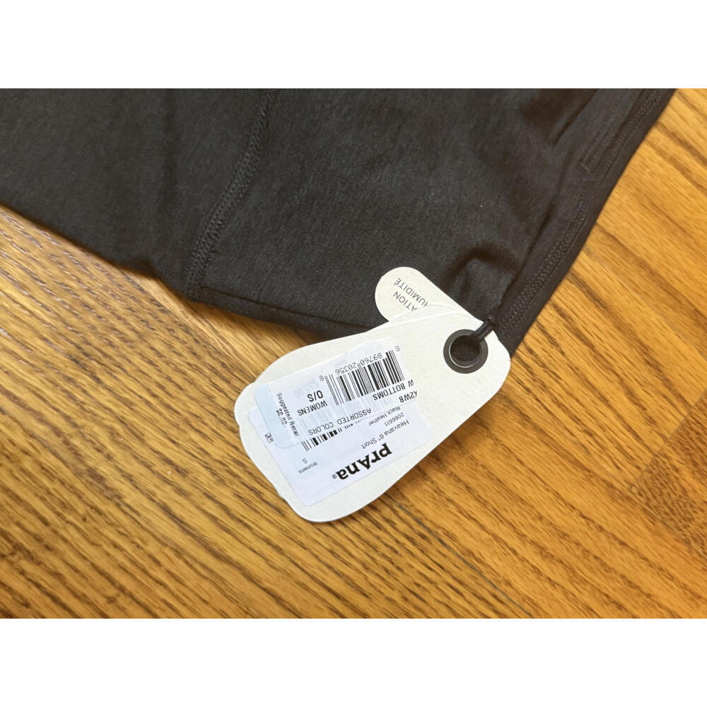 NWT! prAna Heavana 6" Women's Black Activewear Shorts - Picture 3 of 5